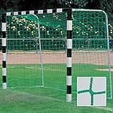 DONET Handballtornetz/Kleinfeld 3,1 x 2,1 m Tiefe Oben 0,80 / unten 1,00 m, PP 4 mm ø, grün