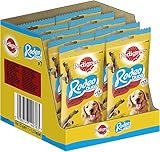 Pedigree Rodeo Hundeleckerli mit Rind und Käse, 70 (10 x 7 Stück)