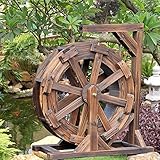 Wasserradbrunnen Patio Garten Wasserspiel Feng Shui Wheels Yard Dekorative Pumpe Im Freien,30cm