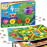 Ravensburger Kinderspiele 21417 - 4 erste Spiele - Spielesammlung für die Kleinen - Spiele für Kinder ab 3 Jahren, Brettspiele für 2-6 Spieler - Farbwürfel