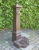 DR-613 STANDBRUNNEN SÄULE BRUNNEN ALUGUSS Garten ANTIK Nostalgie Stil ZAPFSÄULE NEU