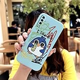 Back Cover Anti-Fall Lulumi Handyhülle für Samsung Galaxy A50, Lens Bump Protection Lens Package Skin-Friendly Feel Cute Cartoon Phone Case Liquid Silicone Shell Camera All Inclusive Simplicity, 8