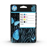 HP 963 (6ZC70AE) Multipack Original Druckerpatronen 1xBlau, 1x Megenta,1xGelb,1xSchwarz für HP OfficeJet Pro 901x, 902x