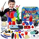 Heyzeibo Zauberkasten - Zaubertricks Set für Kinder mit Zauberstab, Neuheit Magie Requisiten Zauber Tricks Geburtstag Geschenk für Magier Junge Mädchen