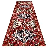 Langer Flur Halle Runner schmale Teppiche Langer Läufer Rug Hall Teppich, Cuttable Rutsch Rutsch Gummi Rücken Dauerhaft für Haus Küche Wohnzimmer Eingang Dekoration, Haufen 0,6 cm Mode