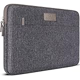 DOMISO Tasche Hülle für 10.1 Zoll Notebook iPad, Wasserdicht Laptophülle Laptop Sleeve Case Schutzhülle für 10.5' 11' iPad Pro Air 2018-2021/10.2' iPad/Surface Go 2/Galaxy Tab S6 Lite, Dunkelgrau