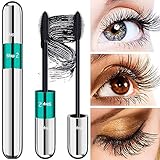 4D Lash Extension Mascara – DR.MODE Volume Mascara Cream Wimperntusche mit Silk Fiber, Natürliche und False Lash Look in one Mascara, Langanhaltende Wimperntusche - Schwarz