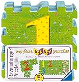 Ravensburger Kinderpuzzle - 03008 Erstes Zählen und Bauernhoftiere - Schaumstoff-Puzzle für Kinder ab 10 Monaten, mit 17 Teilen