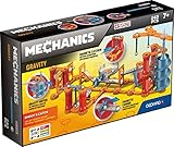 GEOMAG - MECHANICS GRAVITY Shoot & Catch - 243 Teile - Magnetisches Konstruktionsspiel Für Kinder Ab 7 Jahren - Hergestellt In Der Schweiz - 11 Magnetstangen, 36 Kugeln, 196 Mechanische Elemente