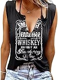 Damen Sommer Casual Tank Top Frauen Ärmellose Basic T Shirt schwarz Locker Oberteile Sexy V-Ausschnitt Weste Tunika Blusentop (L, Schwarz)