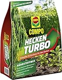 COMPO Heckenturbo, Heckendünger, Nährstoffmix, Spezial-Dünger für Hecken und Neuanpflanzungen, 4 kg