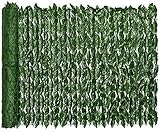 garten zaun sichtschutz Künstlicher Efeu-Sichtschutz, Faux Ivy Vine, Grünes Blatt, Dekorationszaun For Garten-Sichtschutz Im Freien, Künstliche Graswand, Verschönern ( Color : Green , Size : 1x4m )