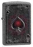 Zippo ACE Benzinfeuerzeug, Messing, Edelstahloptik, 1 x 6 x 6 cm