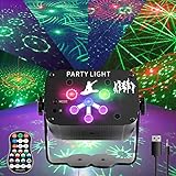 Partylicht Discolicht, Walliebe Discokugel LED Party Lichter mit Musikgesteuert Timerfunktion Fernbedienung und 360° Halterung, Strobe Licht Partybeleuchtung für Geburtstag Karaoke