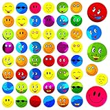 Oblique-Unique® 480 Smiley Sticker - Freude Positiv Frech Bunt Deko Verzierung Basteln Kinder