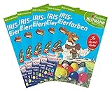 Heitmann Eierfarben 4102AMZ - Iris Eierfarben zum Kochen, 5er Set